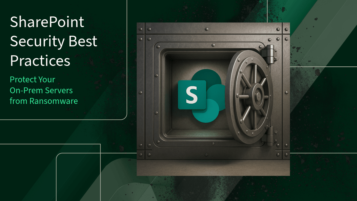 SharePoint Security Best Practices - Protect Your On-Prem Servers from ...