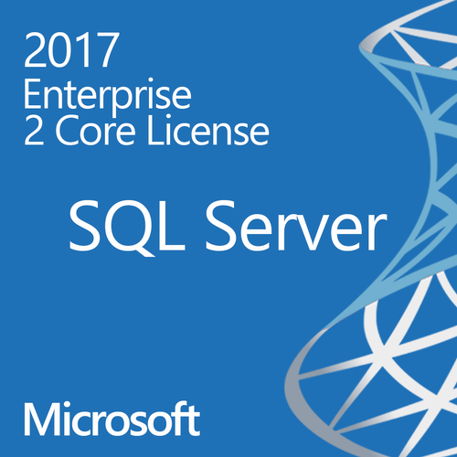 Microsoft SQL Server 2017 Enterprise 2 Core Two Cores License Digital Download Open License