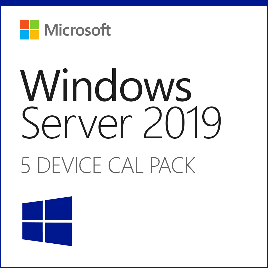 Microsoft Windows Server 2019 5 Device CAL License – TrustedTech