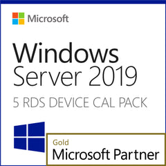 Microsoft Windows Server 2019 5 RDS Device CAL Pack