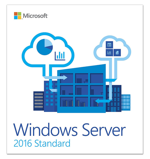 windows server 2016 standard oei dvd 16 core instant license